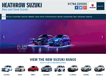 Tablet Screenshot of heathrowsuzuki.co.uk